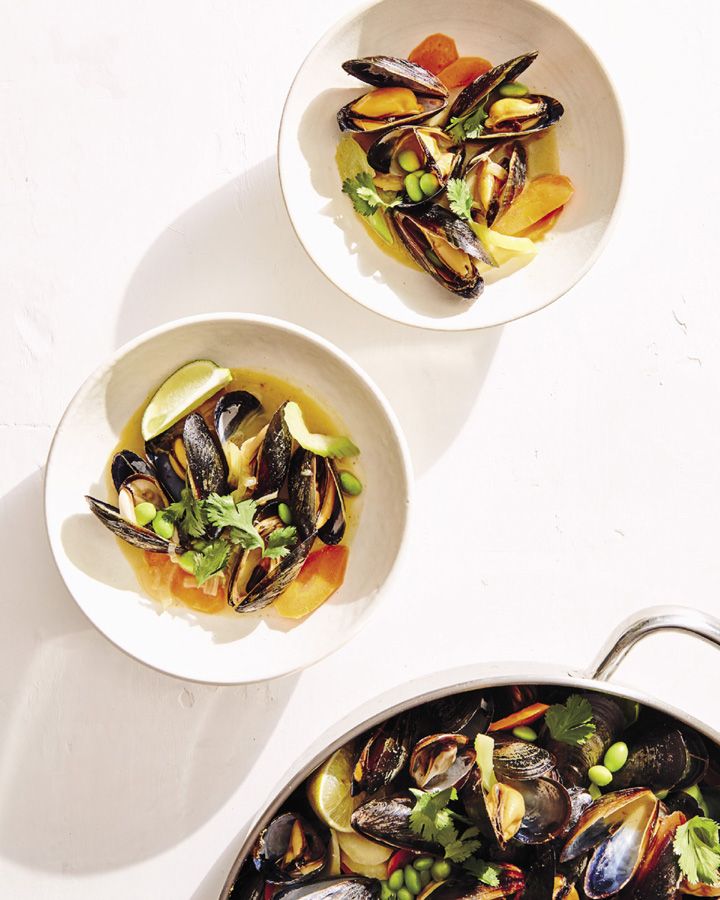 Thai Green Curry Mussels from Pescan: A Feel Good Cookbook by Abbie ...