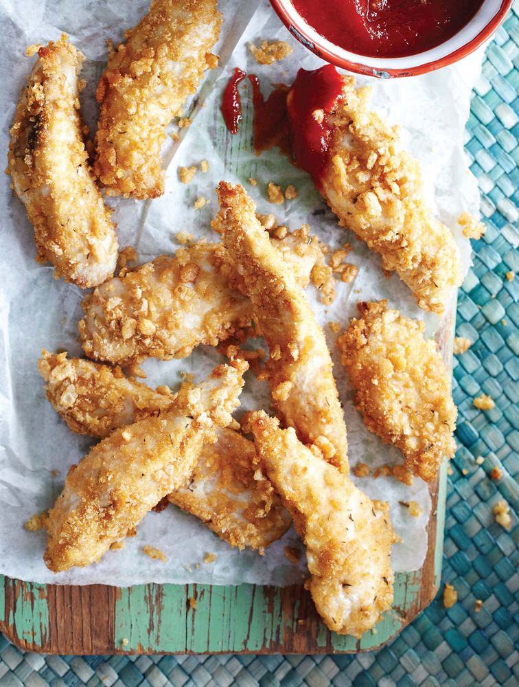 Rice crispy rubble chicken with cumin, thyme & paprika from Pimp My Rice: Over 100 inspirational ric