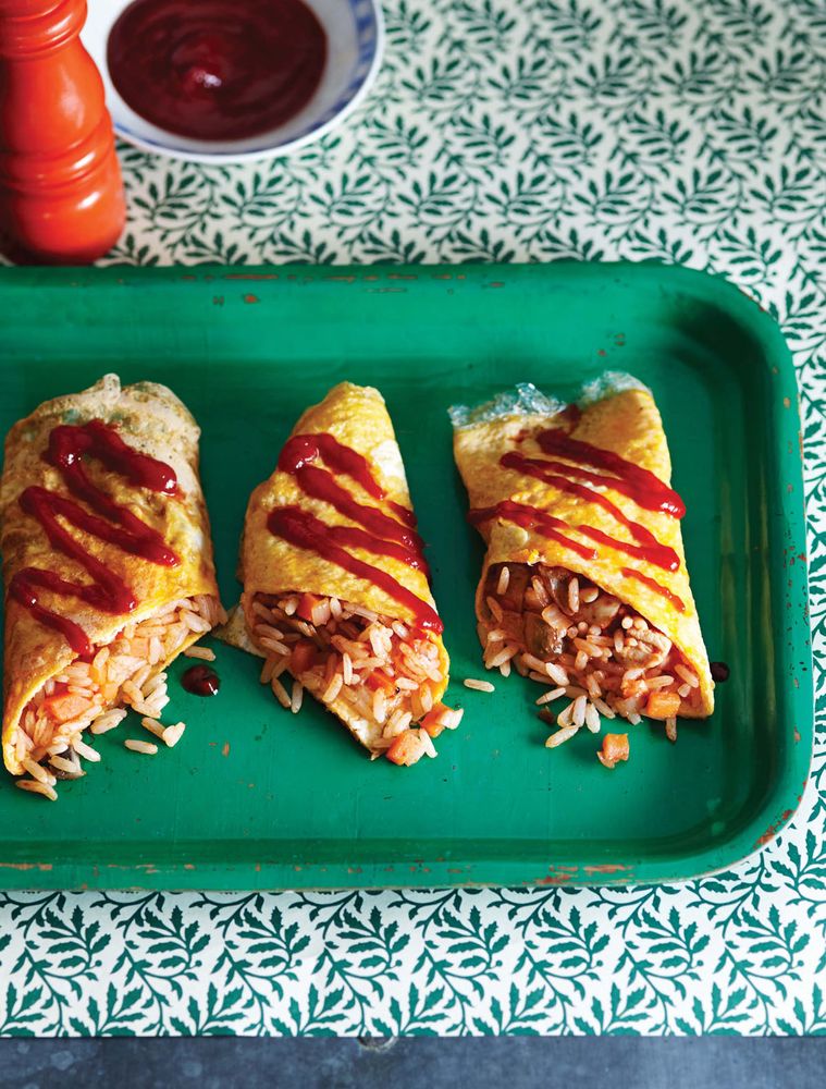 Japanese egg rice rolls from Pimp My Rice: Over 100 inspirational rice recipes from around the world