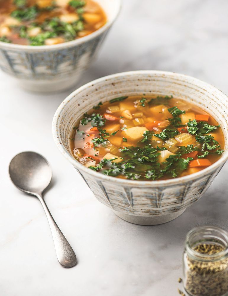 Cleansing Turnip & Fennel Soup from The PlantBased Cookbook Vegan