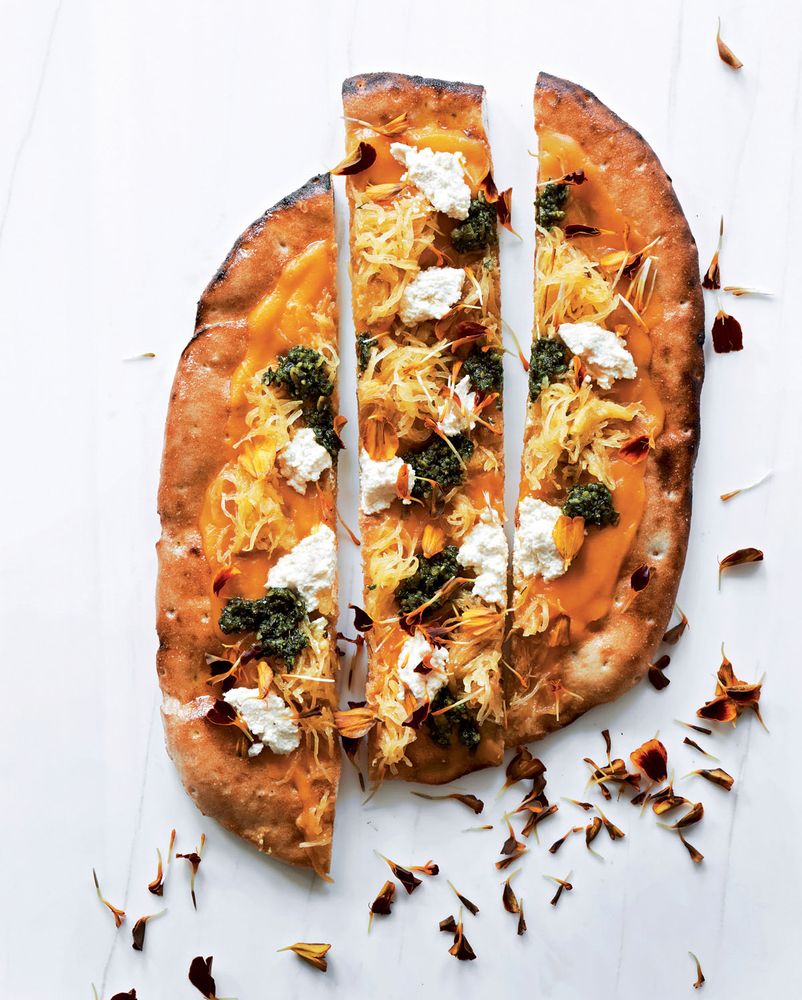 Autumnal Squash Pizza from PLANTLAB by Matthew Kenney