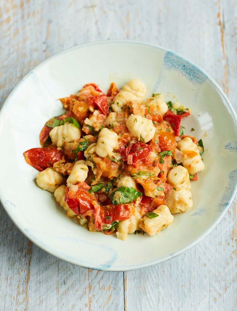 Fresh gnocchi with tomatoes and summer herbs from Prue: My All-time Favourite Recipes by Prue Leith