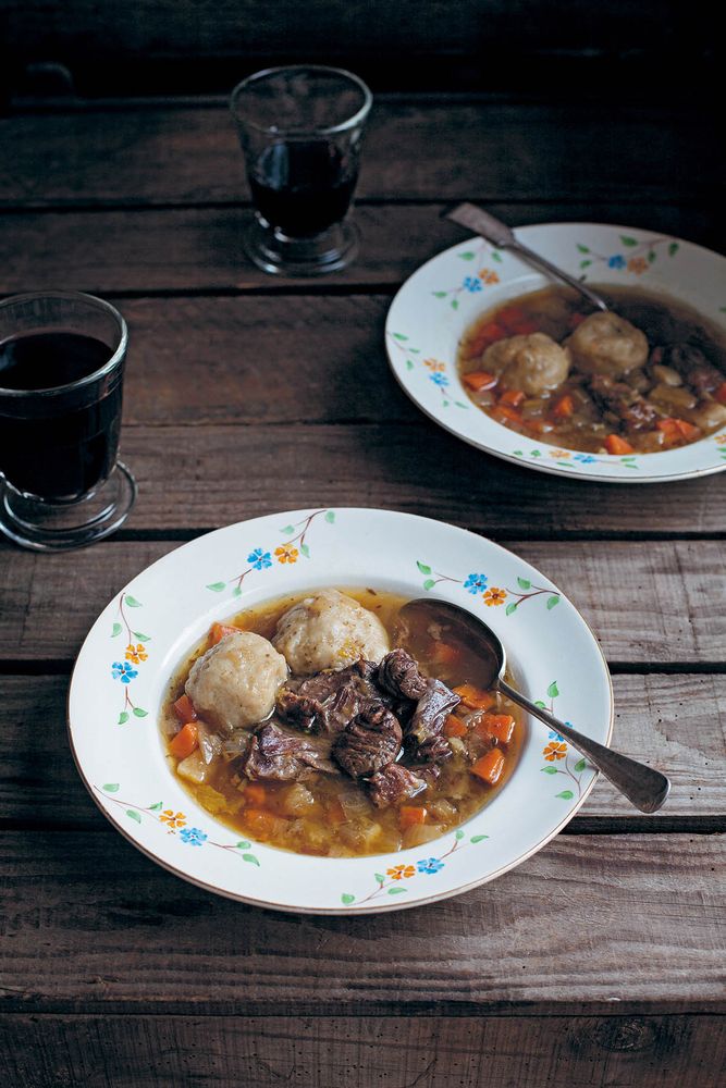 Oxtail Soup from Pride and Pudding: The History of British Puddings, Savoury and Sweet by Regula Yse