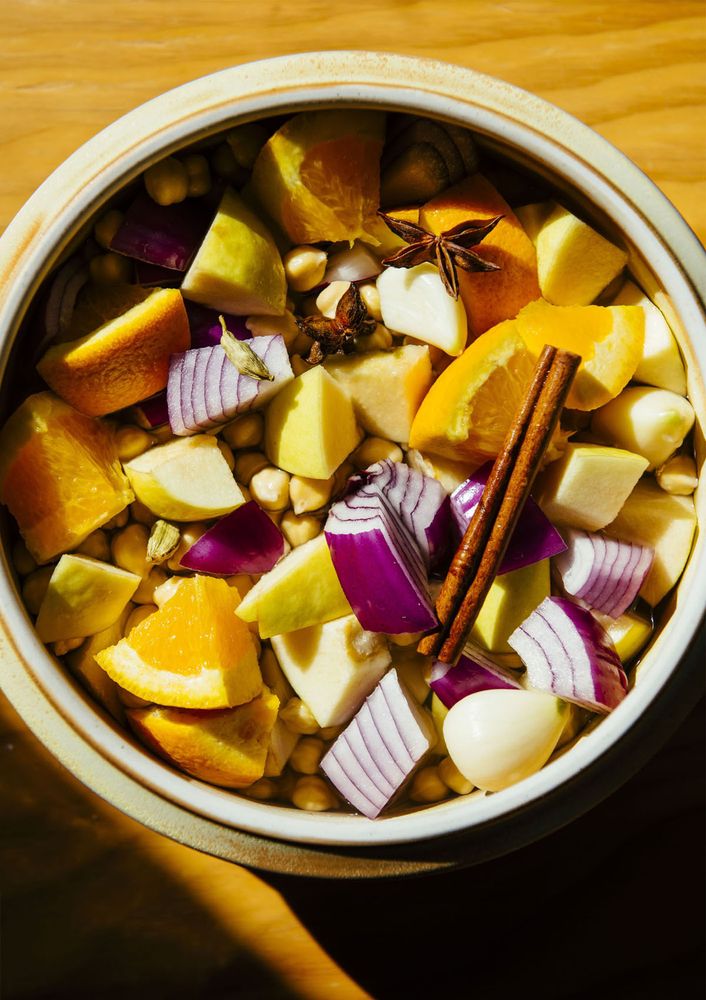 Quince + Lamb Tagine from Pulp A Practical Guide to Cooking with Fruit