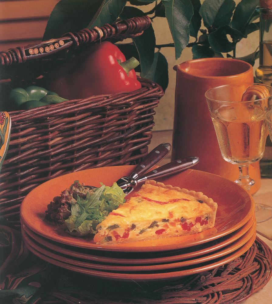 Threecapsicum quiche from Quiches & Pastries Le Cordon Bleu Home