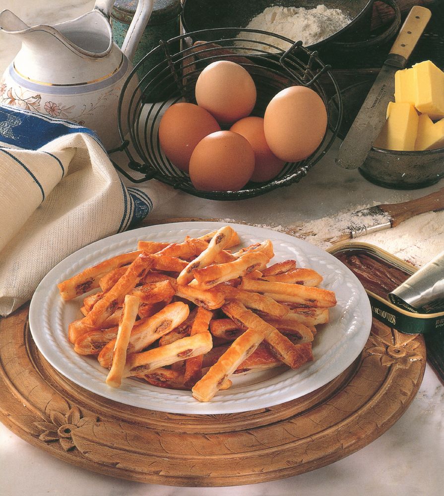 Anchovy sticks from Quiches & Pastries Le Cordon Bleu Home Collection