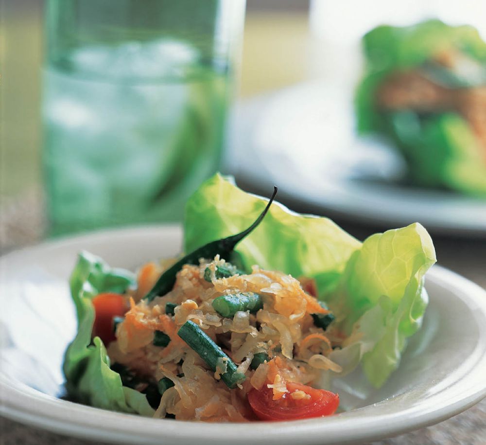 Green Papaya Salad from Quick & Easy Thai by Nancie McDermott