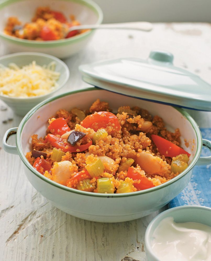 Bean Creole Quinoa Jambalaya from The Quinoa Cookbook by Penny Doyle
