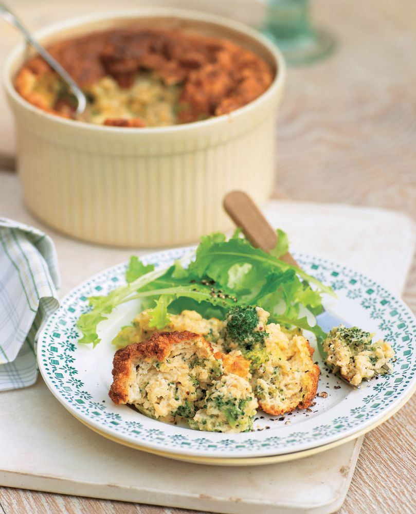 Broccoli and Stilton Quinoa Souffle from The Quinoa Cookbook by Penny Doyle