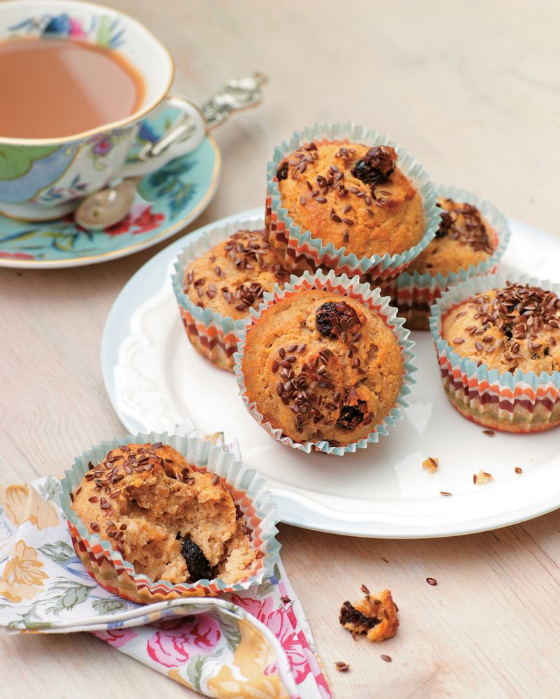 Flaxseed and Raisin Quinoa Muffins from The Quinoa Cookbook by Penny Doyle
