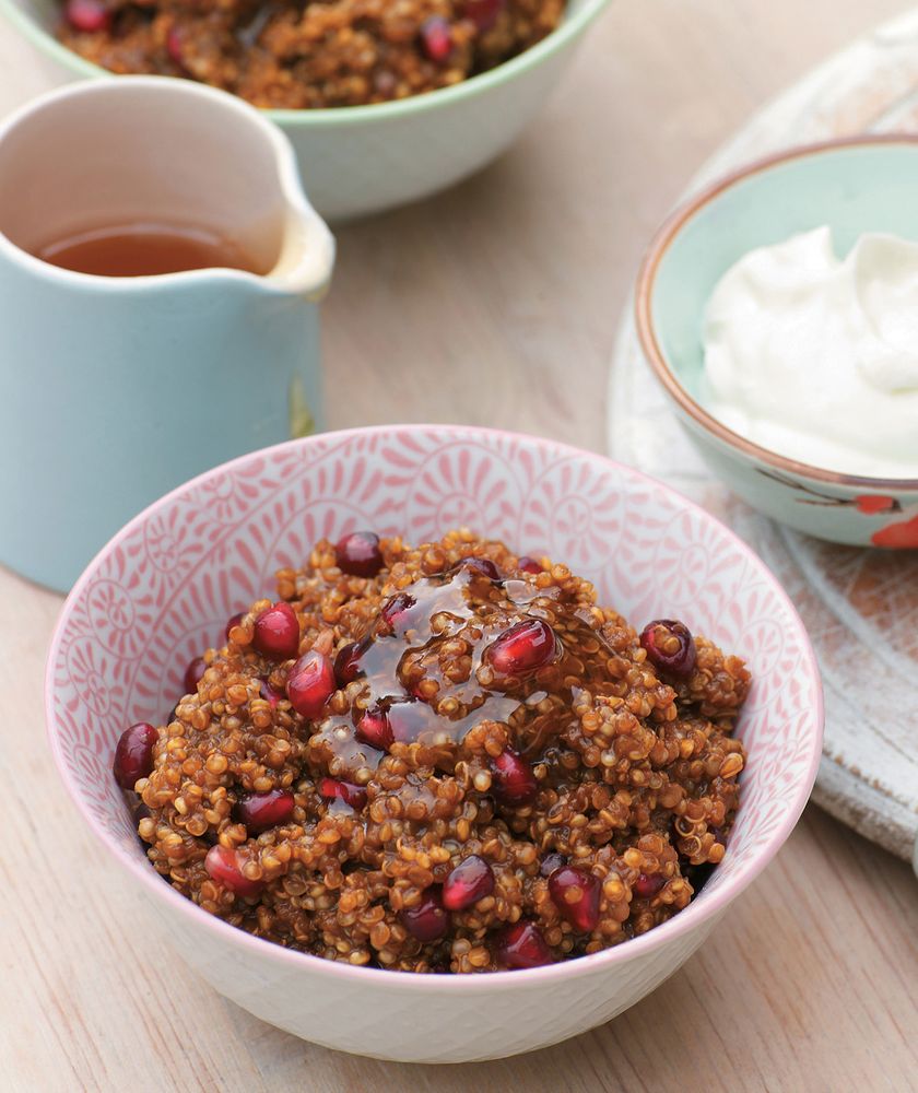 Pomegranate and Molasses Porridge from The Quinoa Cookbook by Penny Doyle