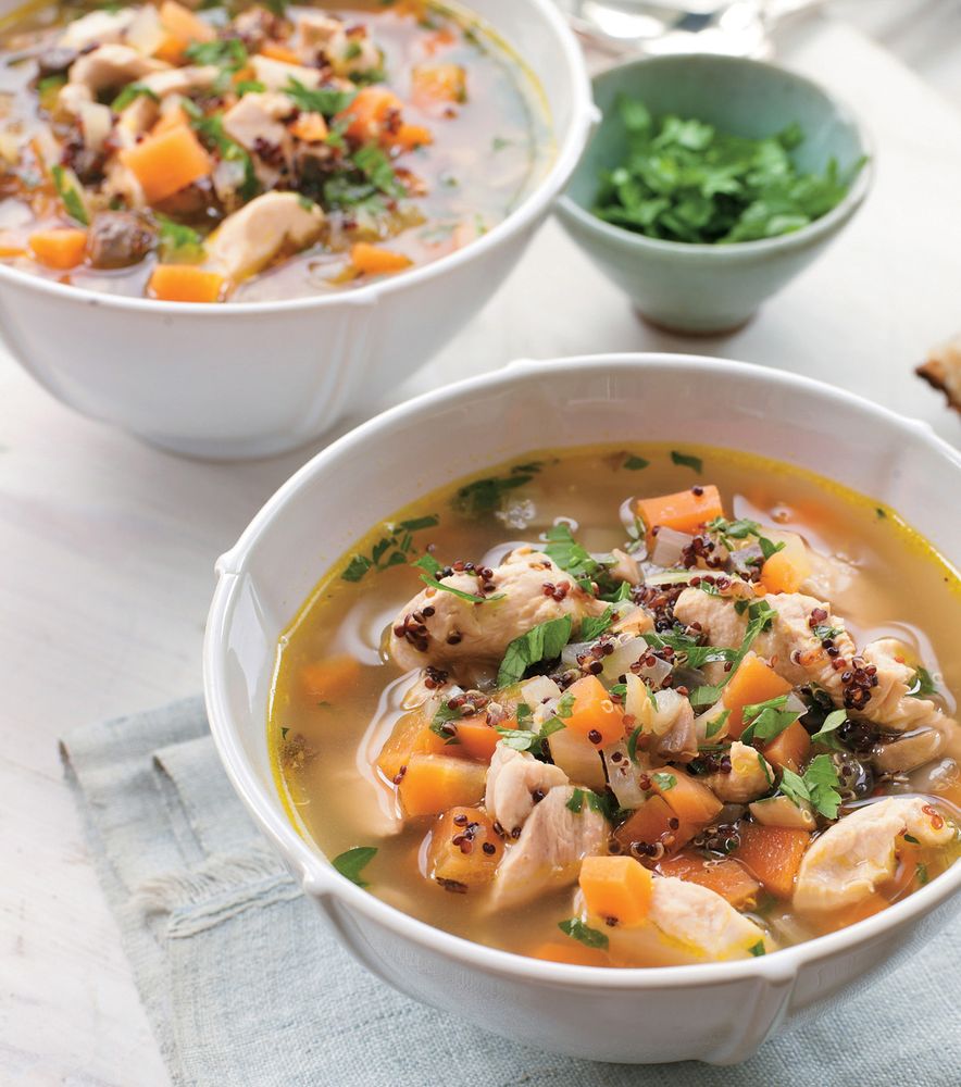 Lemon Chicken Soup from The Quinoa Cookbook by Penny Doyle