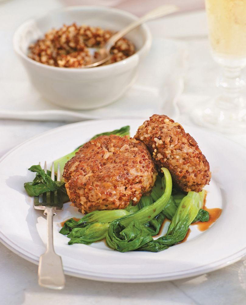 Five-Spice Pork and Apple Patties from The Quinoa Cookbook by Penny Doyle
