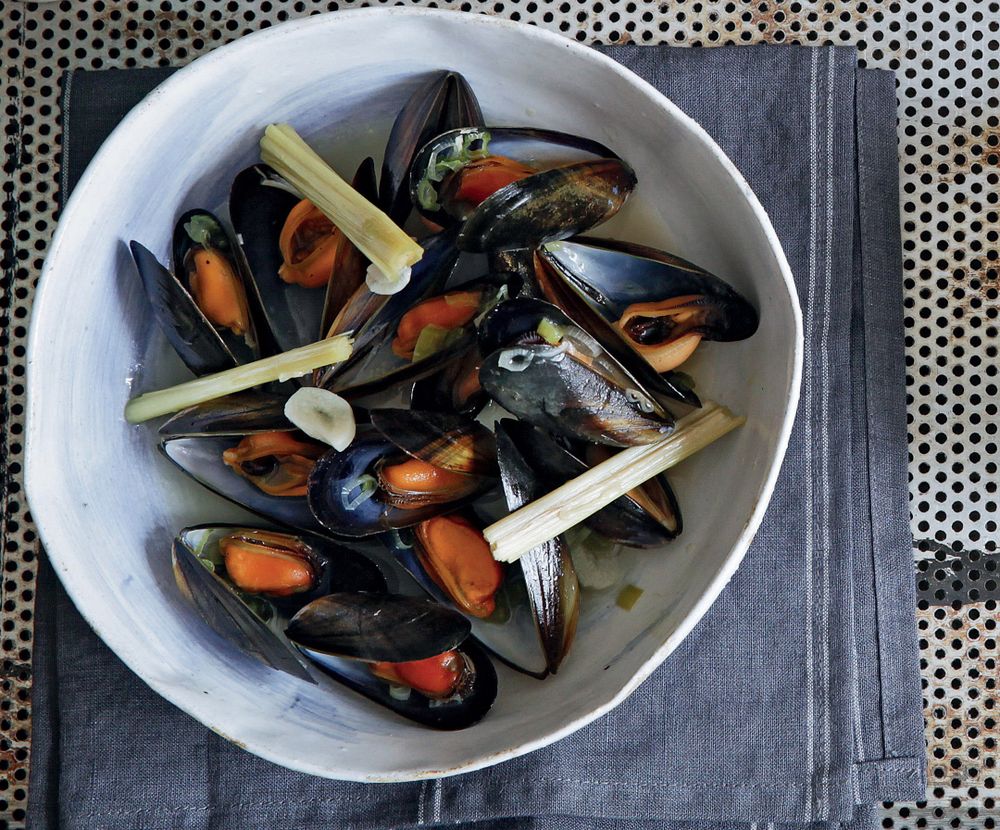 Lemongrass-Poached Mussels from Robata: Japanese Home Grilling by Silla ...