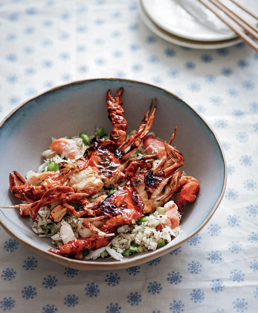 Soft-Shell Crab on Crab Rice from Robata: Japanese Home Grilling by ...