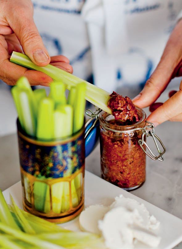 Olive Chocolate Tapenade from Rococo: Mastering The Art Of Chocolate by Chantal Coady