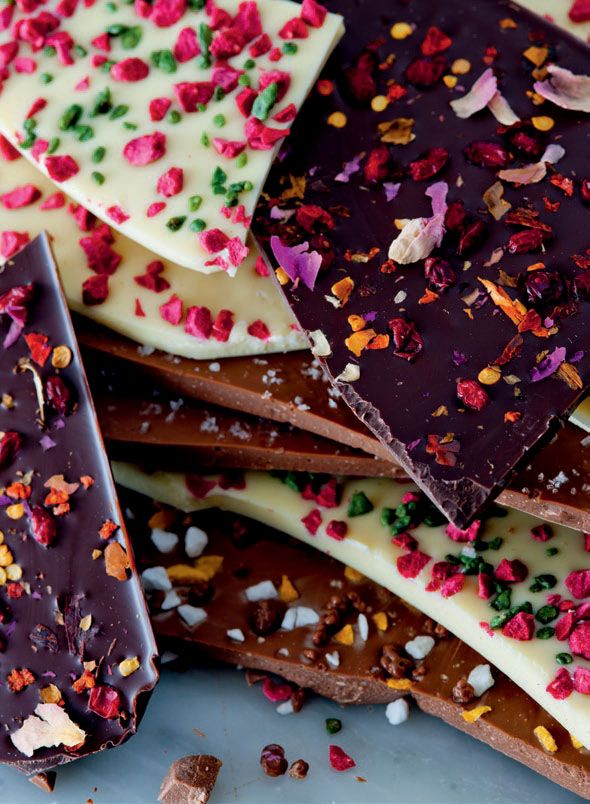 Chocolate Slabs from Rococo: Mastering The Art Of Chocolate by Chantal Coady