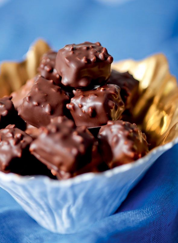 Hazelnut Praline Rochers from Rococo: Mastering The Art Of Chocolate by Chantal Coady