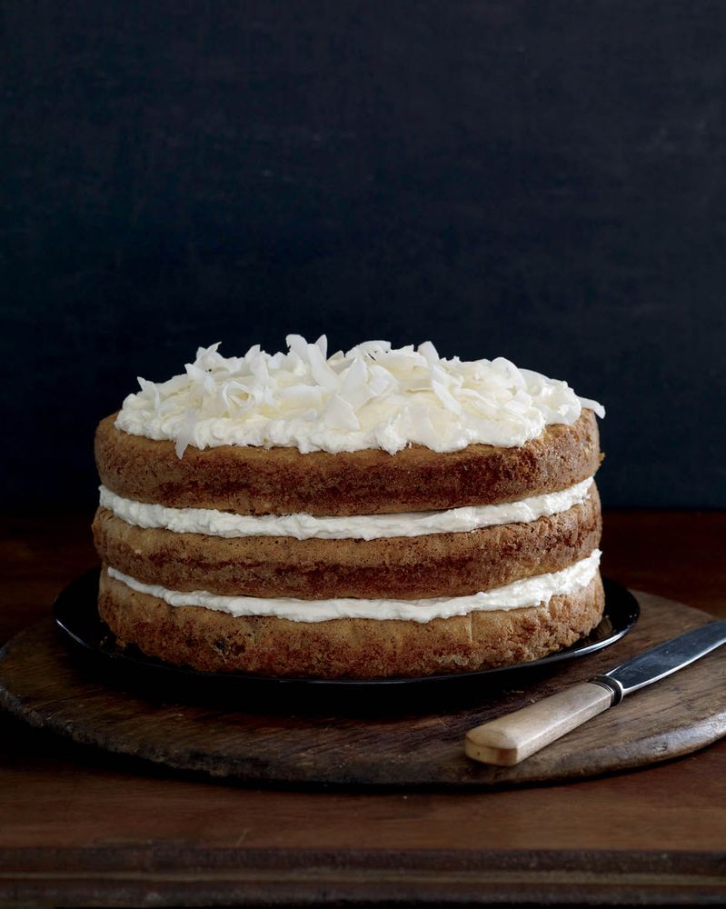 Three-Layer Parsnip Cake with Cream Cheese Frosting from Roots: The Definitive Compendium by Diane M