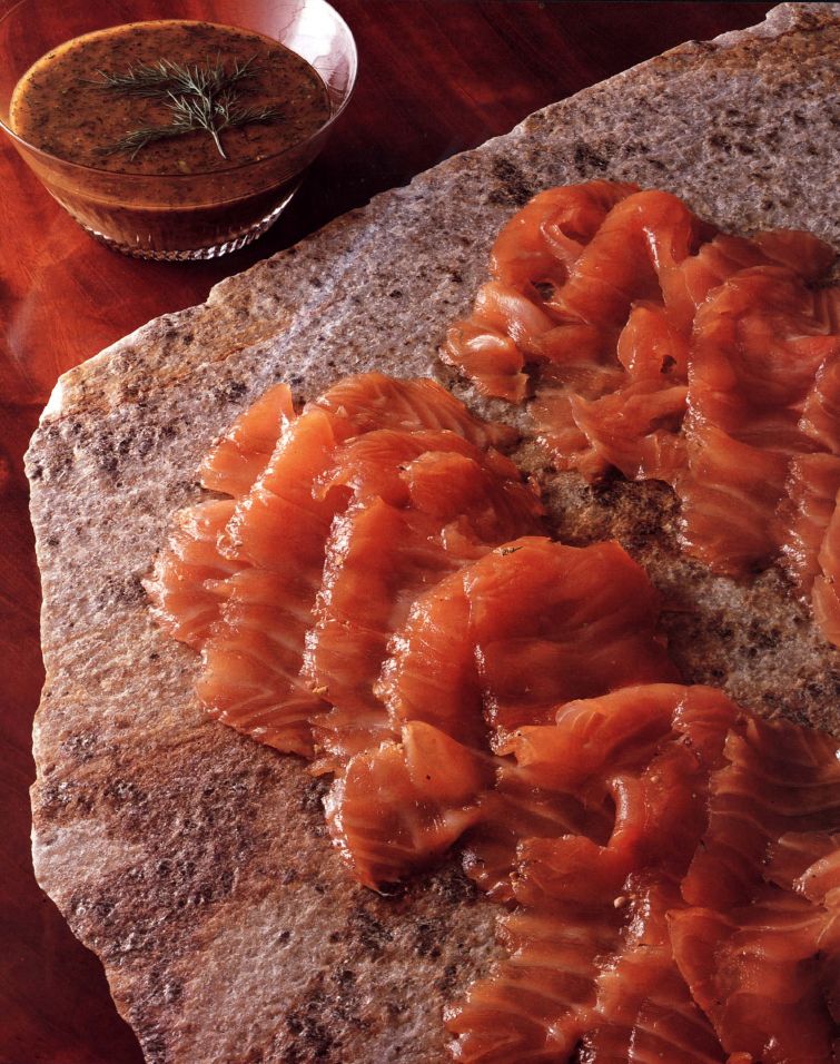 Graavlax with Sweet Mustard Dill Sauce from Rose's Celebrations by Rose