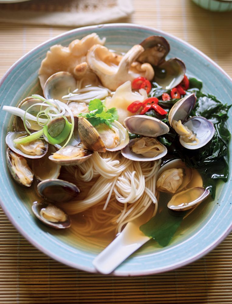 Fresh clam ramen from Ramen by Heather Whinney