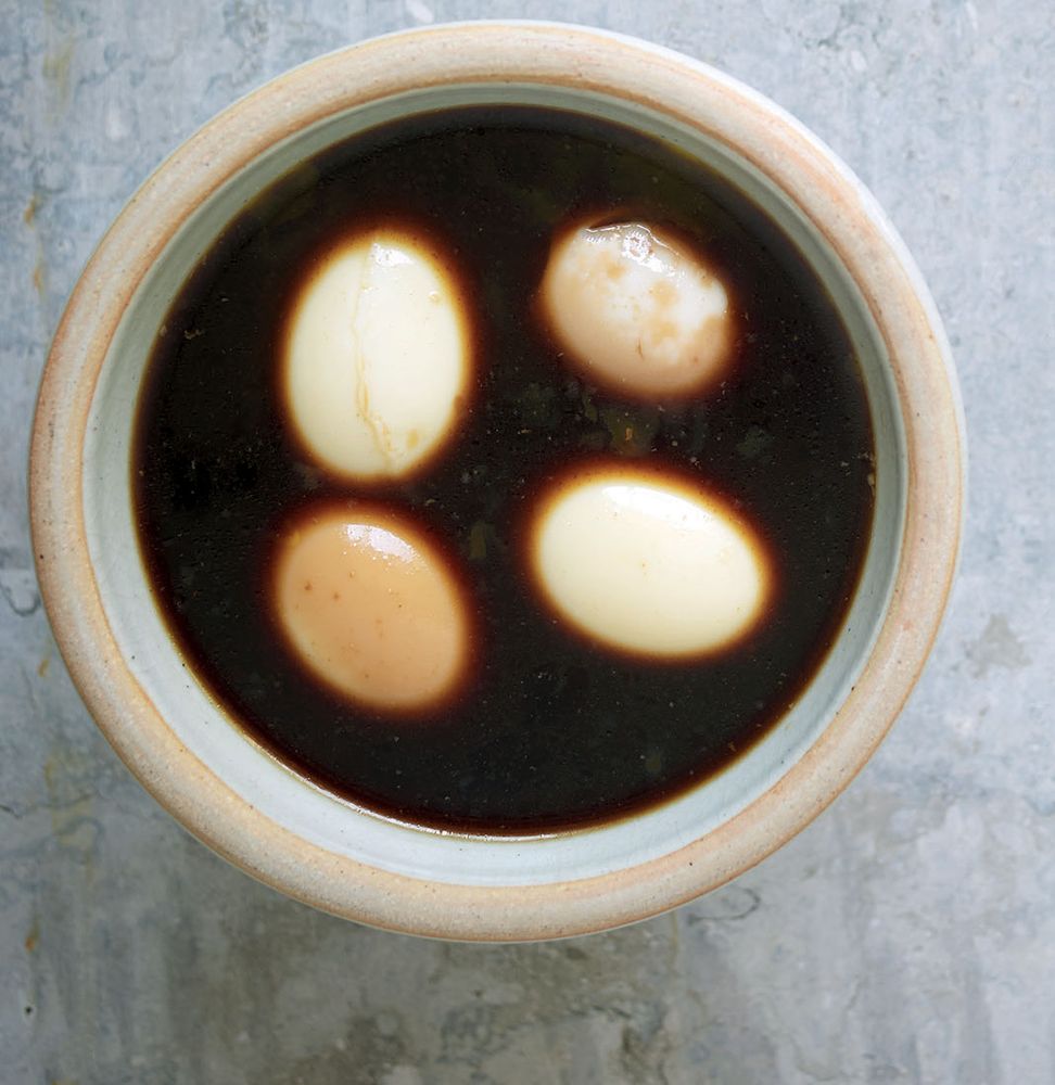 Marinated softboiled egg from Ramen by Heather Whinney