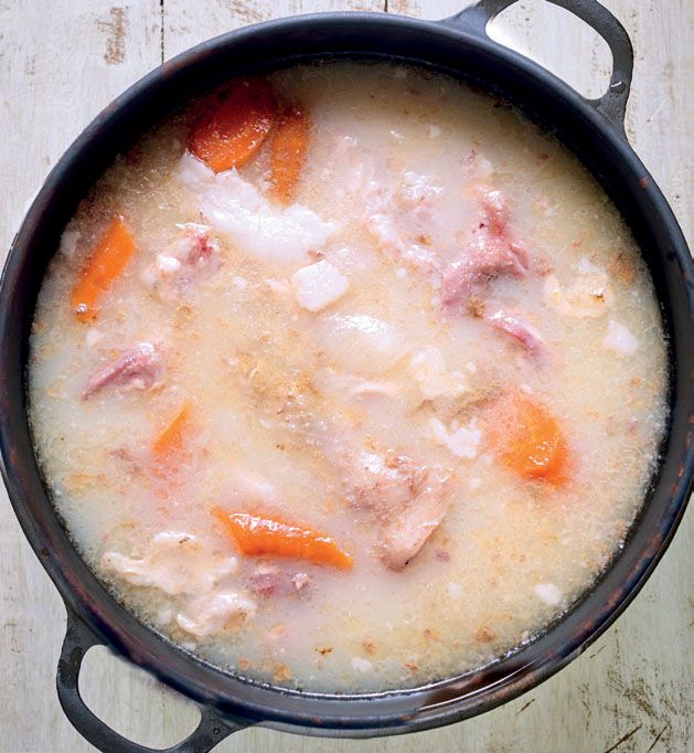 Pork stock from Ramen by Heather Whinney