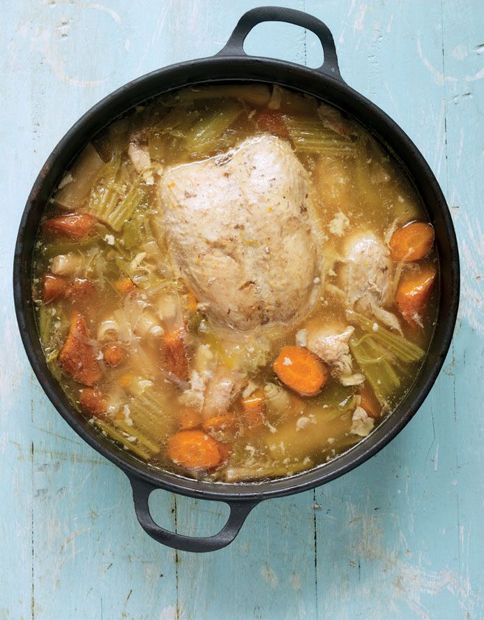 Chicken stock from Ramen by Heather Whinney