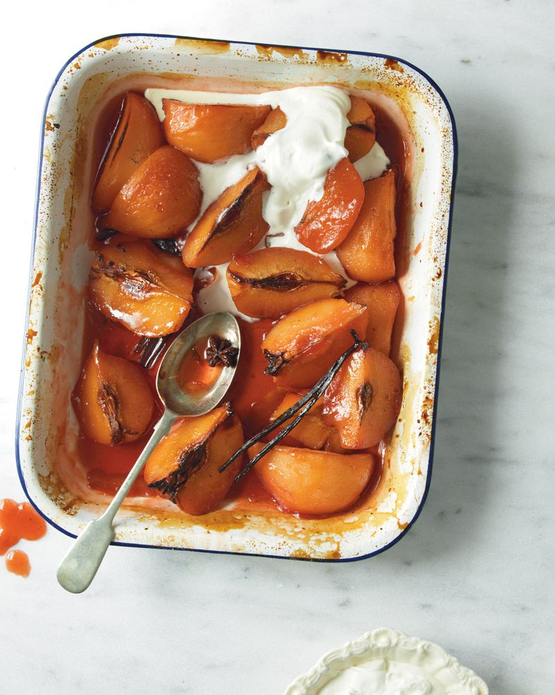 Baked Quinces from Reuben at Home by Reuben Riffel