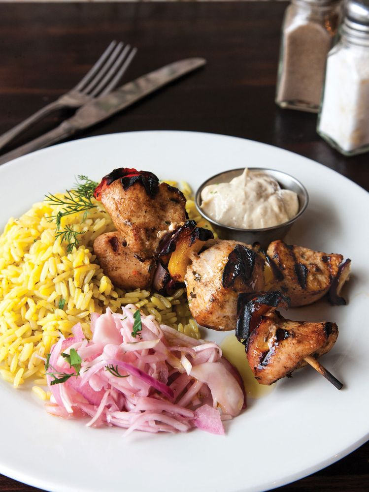 Chicken Skewers from The Real Greek by Tonia Buxton