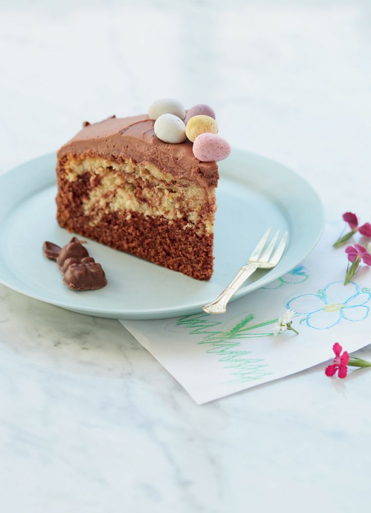 Bunny Marble Cake from Real Food Kids Will Love Over 100 simple and
