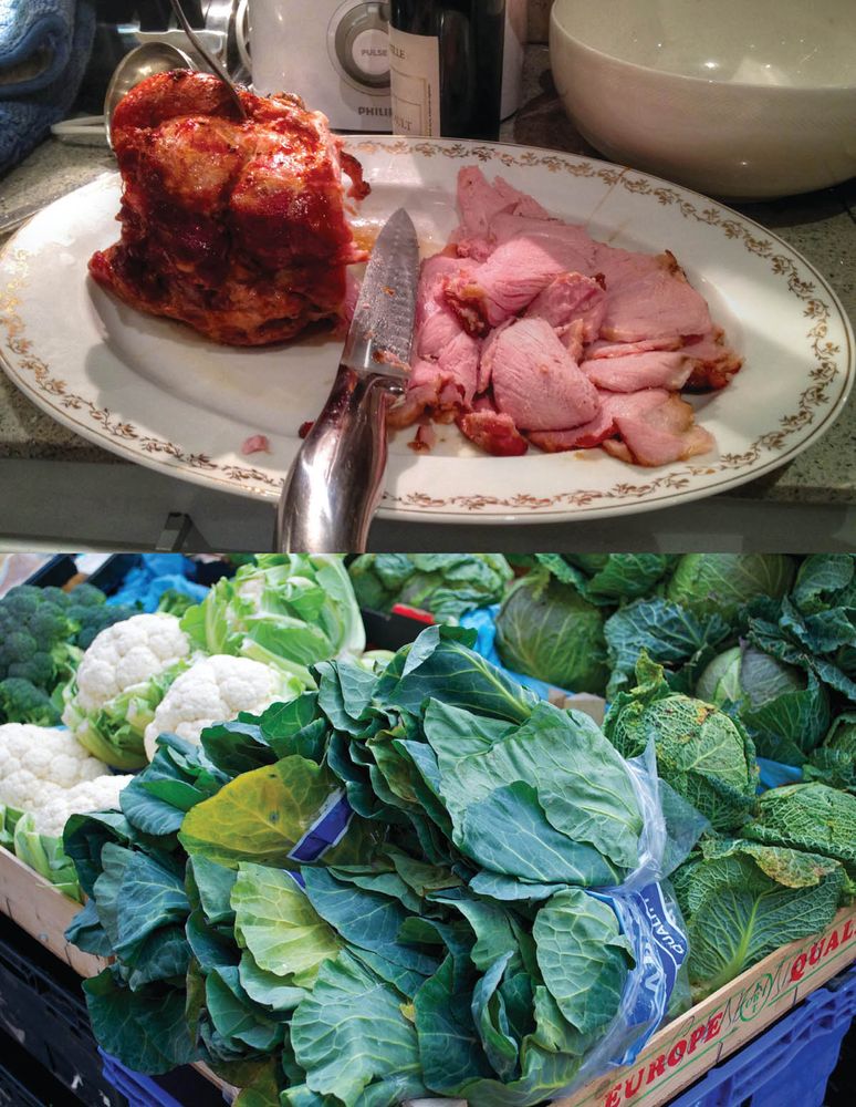 Irish Boiled Bacon and Cabbage from Real Irish Food by David Bowers