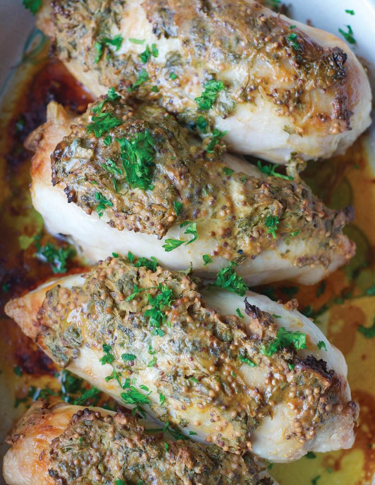 Mustard Roasted Chicken from Real Irish Food by David Bowers