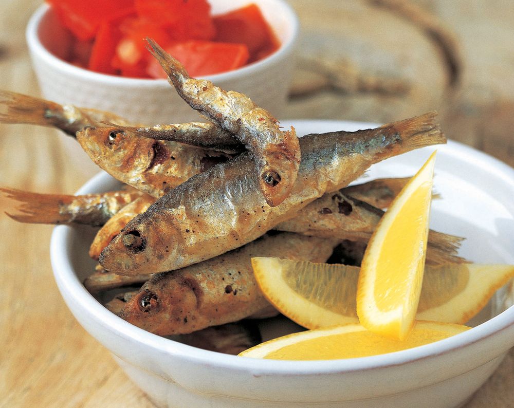 Fried Whitebait with Sherry Salsa from Recipes from My Spanish ...