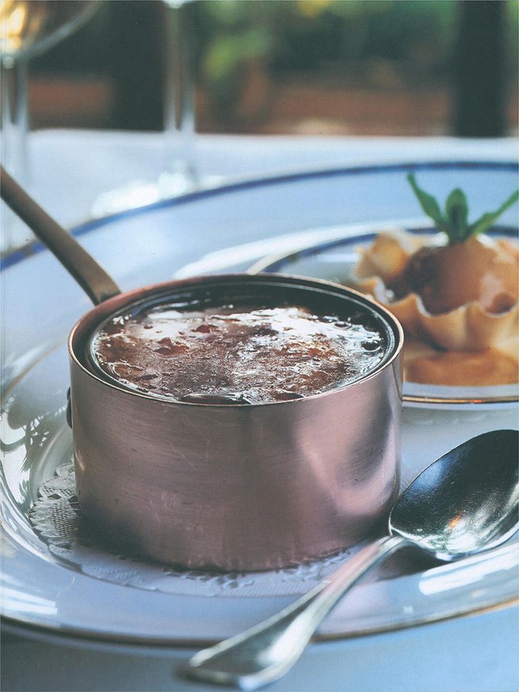 Glazed Rice Pudding with Caramel Ice-cream and Butterscotch Sauce from Rhubarb and Black Pudding by 