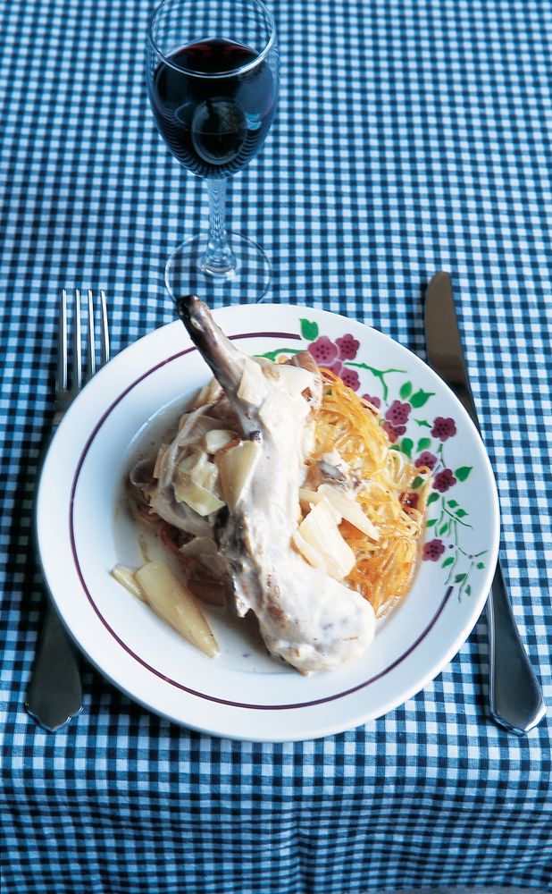 Lapin Sauté au Riesling from Ripailles: Traditional French Cuisine