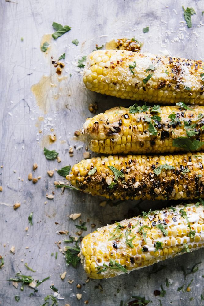 Grilled Corn on the Cob w/Parmesan Butter from Ruffage: A Practical ...
