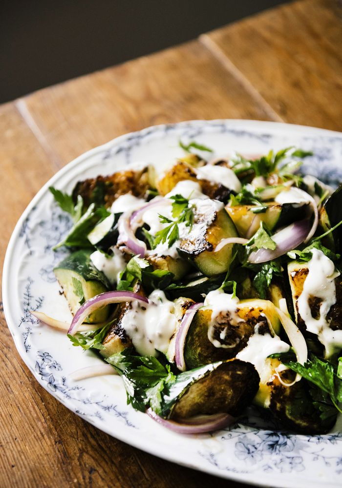 Cucumber w/Cumin Yogurt and Parsley from Ruffage: A Practical Guide to Vegetables by Abra Berens