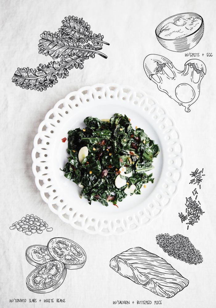 Sautéed Greens w/Garlic and Chili Flakes from Ruffage: A Practical ...