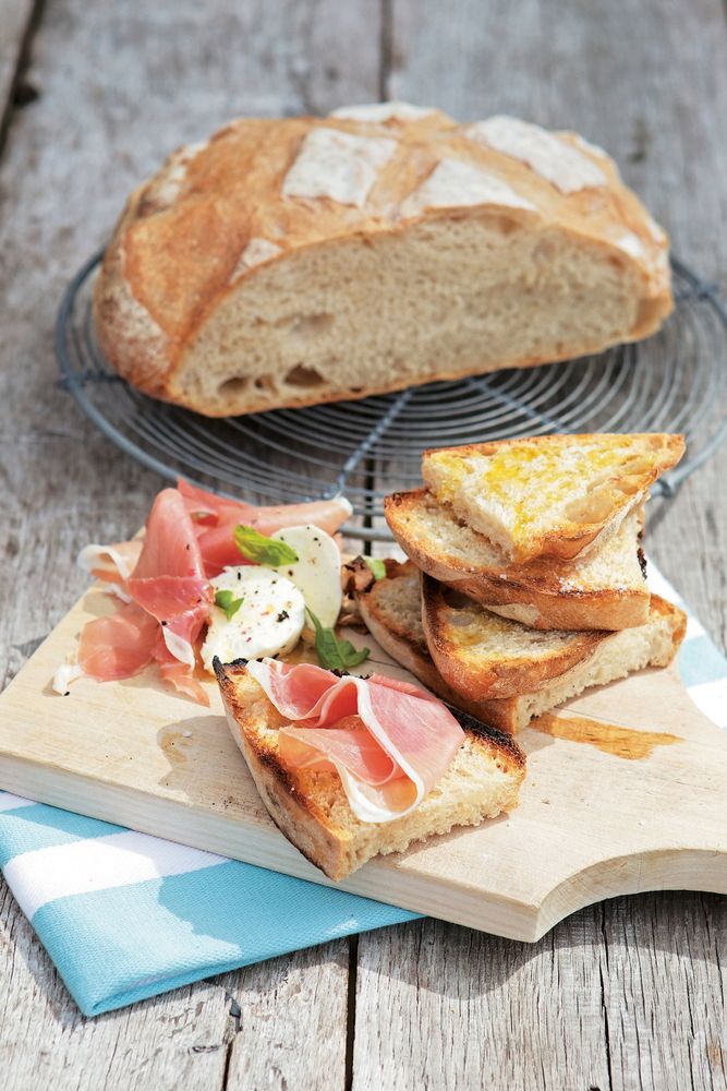 Simple White Sourdough Loaf from Woodfired Oven Cookbook by Holly