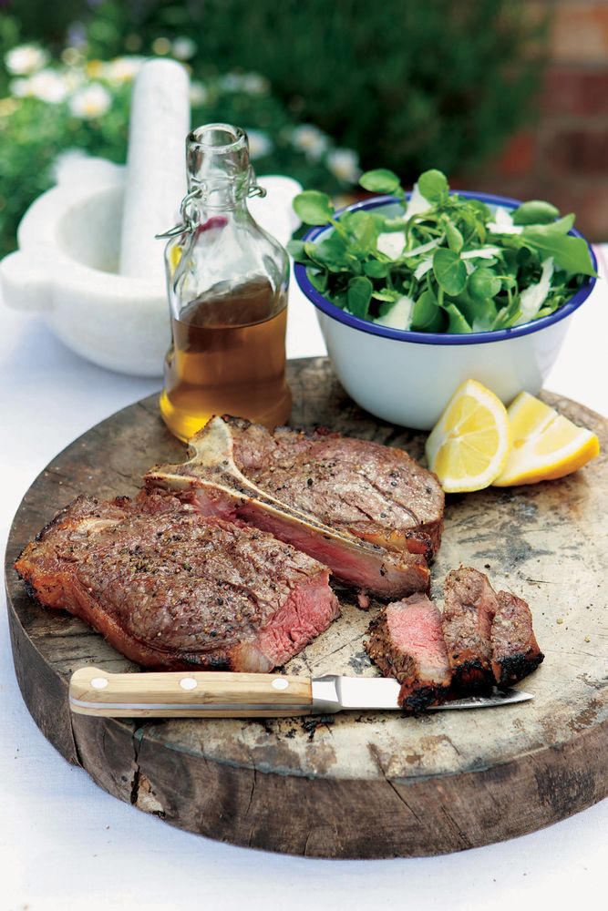 Bistecca Fiorentina from Woodfired Oven Cookbook by Holly Jones and