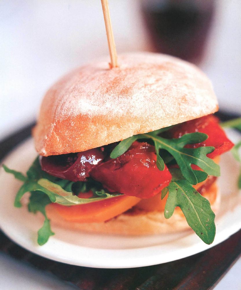 Chorizo, Kumara and Kumquat Chutney Burger from A World in My Kitchen by Peter Gordon