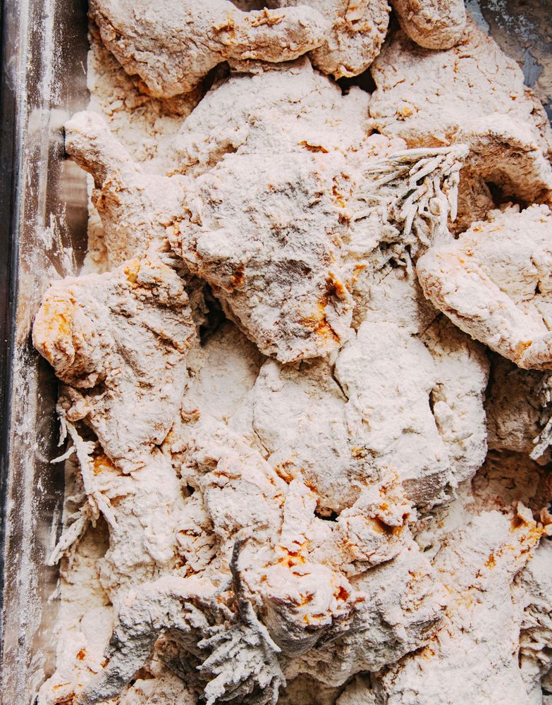 Rosemary Fried Chicken from We Are La Cocina by Fernay McPherson