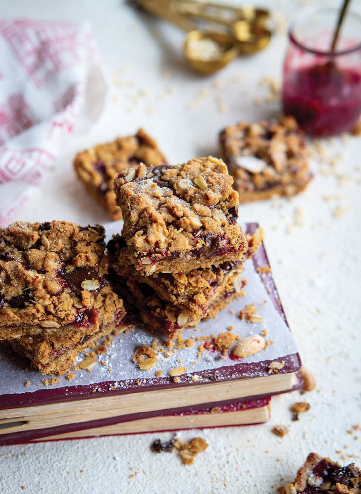 Peanut Butter and Jelly Bars from 52 Weeks 52 Sweets by Vedika Luthra