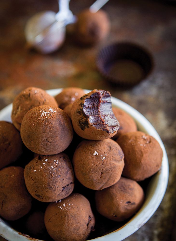 Salted Caramel Whiskey Truffles from 52 Weeks 52 Sweets by Vedika Luthra