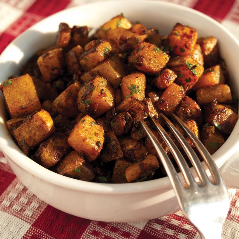 Jicama Home Fries from Well Fed: Paleo Recipes for People Who Love to Eat by Melissa Joulwan