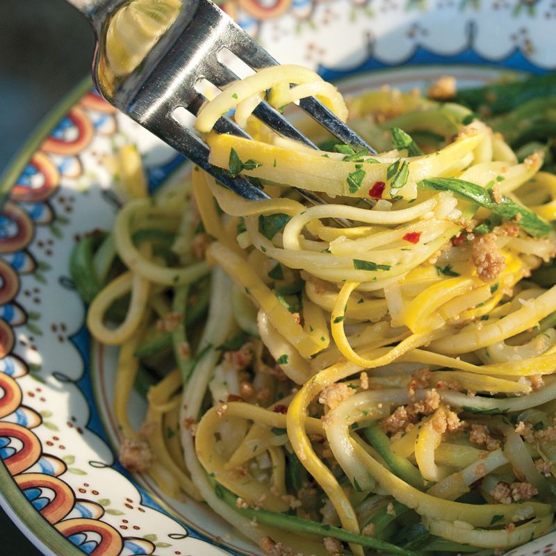 Zucchini Noodles Aglio et Olio from Well Fed: Paleo Recipes for People Who Love to Eat by Melissa Jo