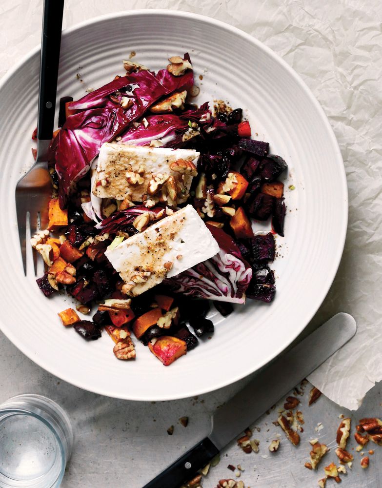 Radicchio with Beets, Sweets, and Classic Balsamic Dressing from Whole Bowls: Complete Gluten-Free and Vegetarian Meals to Power Your Day by Allison Day