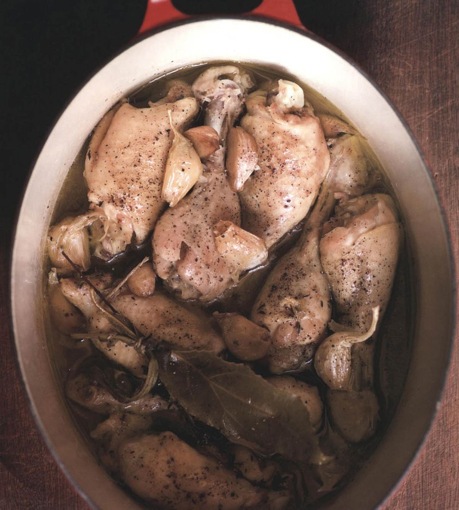 Chicken with green masala from Winter Food by Jill Norman
