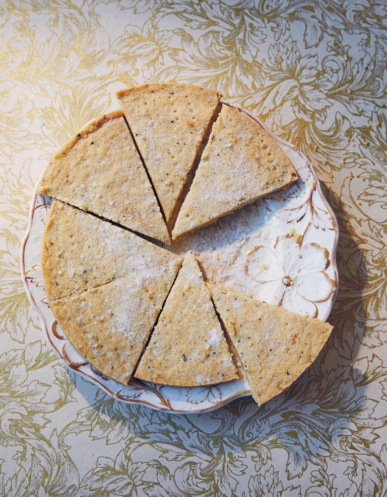 Salt & pepper shortbread from A Whisper of Cardamom by Eleanor Ford